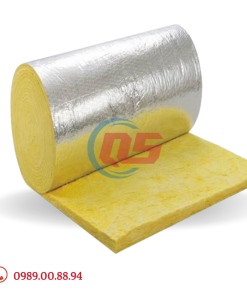 Glasswool Roll Bông Thủy Tinh Dạng Cuộn Trơn Có Giấy Bạc