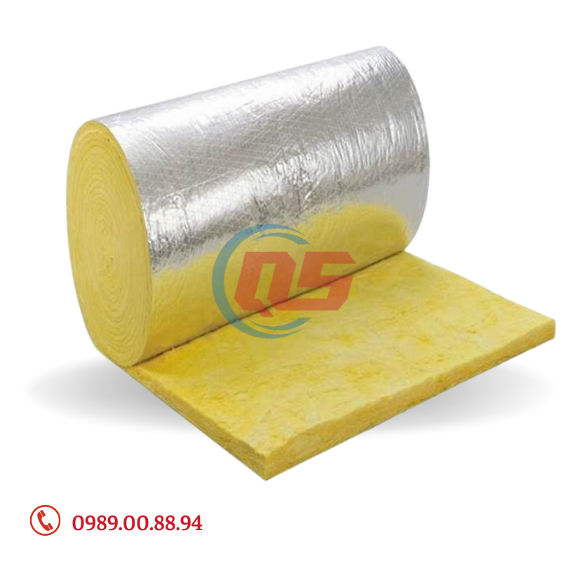 Glasswool Roll Bông Thủy Tinh Dạng Cuộn Trơn Có Giấy Bạc Glasswool Roll Bông Thủy Tinh Dạng Cuộn Trơn Có Giấy Bạc