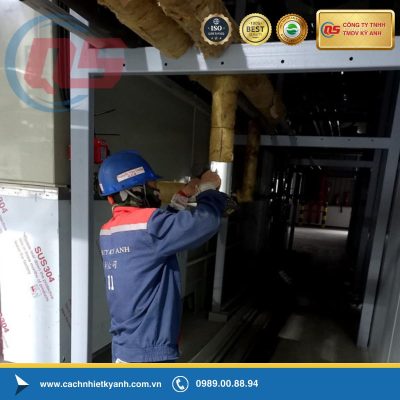 THI CÔNG CÁCH NHIỆT BẰNG BỌT THỦY TINH CELLULAR GLASS TRONG CÁCH NHIỆT LẠNH