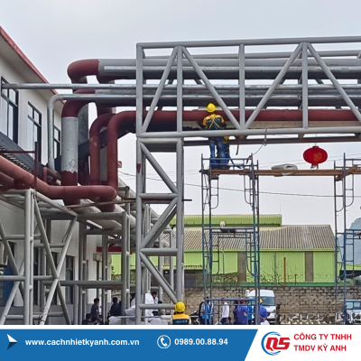 THI CÔNG CÁCH NHIỆT BẰNG BỌT THỦY TINH CELLULAR GLASS TRONG CÁCH NHIỆT LẠNH