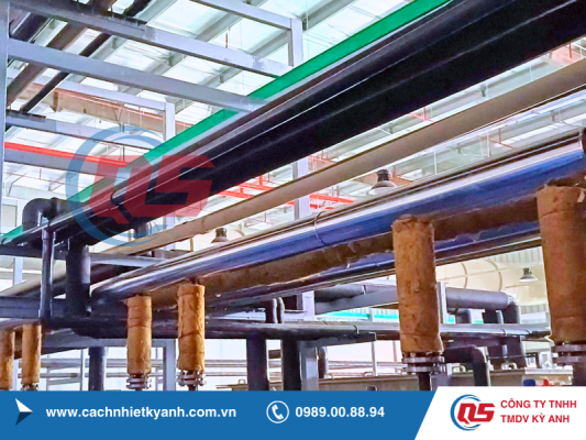 THI CÔNG CÁCH NHIỆT BẰNG BỌT THỦY TINH CELLULAR GLASS TRONG CÁCH NHIỆT LẠNH