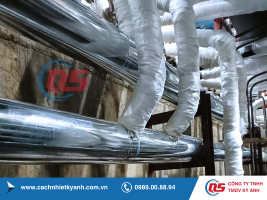 THI CÔNG CÁCH NHIỆT BẰNG BỌT THỦY TINH CELLULAR GLASS TRONG CÁCH NHIỆT LẠNH