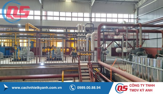 THI CÔNG CÁCH NHIỆT BẰNG BỌT THỦY TINH CELLULAR GLASS TRONG CÁCH NHIỆT LẠNH