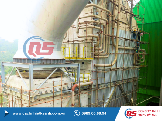 THI CÔNG CÁCH NHIỆT BẰNG BỌT THỦY TINH CELLULAR GLASS TRONG CÁCH NHIỆT LẠNH