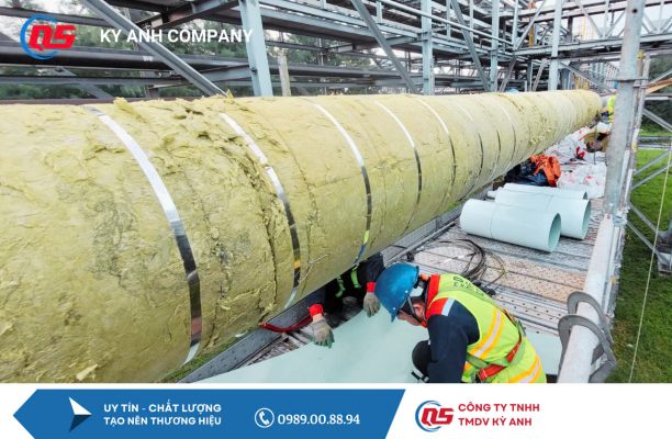 THI CÔNG CÁCH NHIỆT BẰNG BỌT THỦY TINH CELLULAR GLASS TRONG CÁCH NHIỆT LẠNH