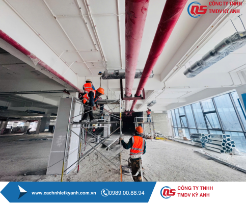 THI CÔNG CÁCH NHIỆT BẰNG BỌT THỦY TINH CELLULAR GLASS TRONG CÁCH NHIỆT LẠNH